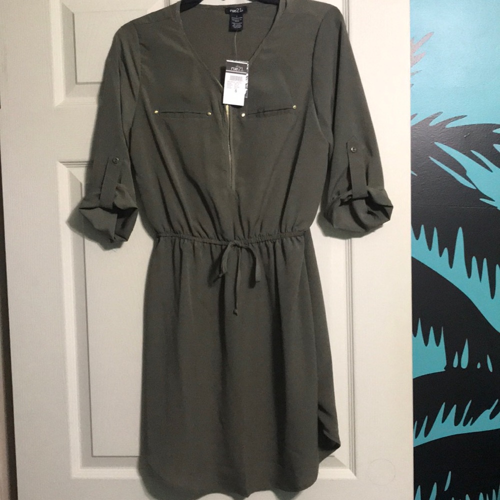 Rue 21 Olive Green Dress